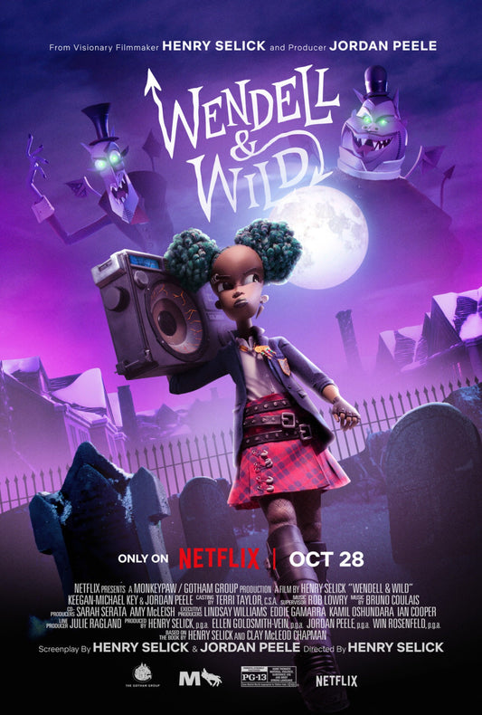 Wendell & Wild 2022 | Horror | Fantasy | 1h 45m | 67% liked this film Google users | 1080p MP4 | Digital Download