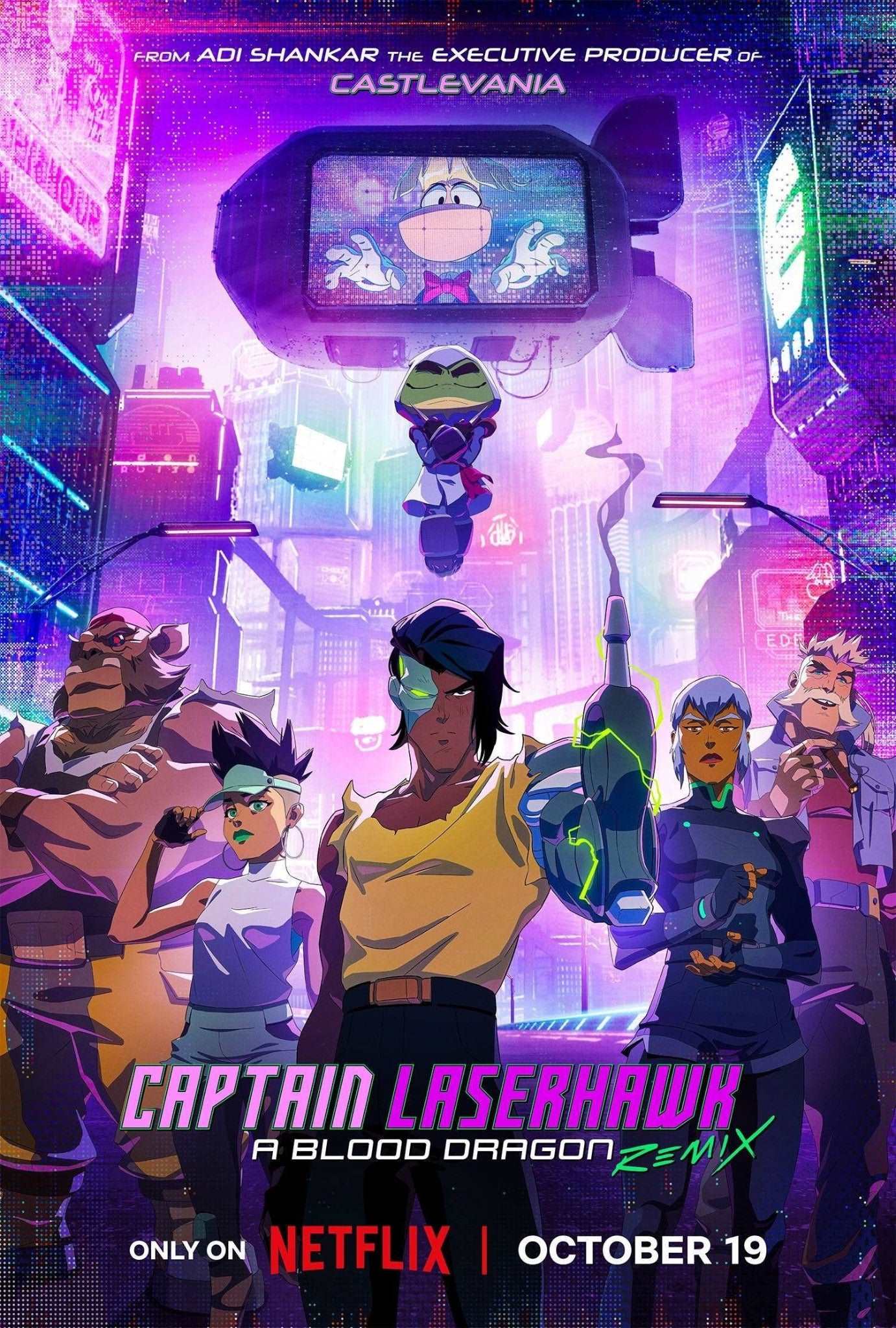 Captain Laserhawk: A Blood Dragon Remix Season 1 Complete Pack 2023 Animation - Action - Adventure Kitchen World Supplies