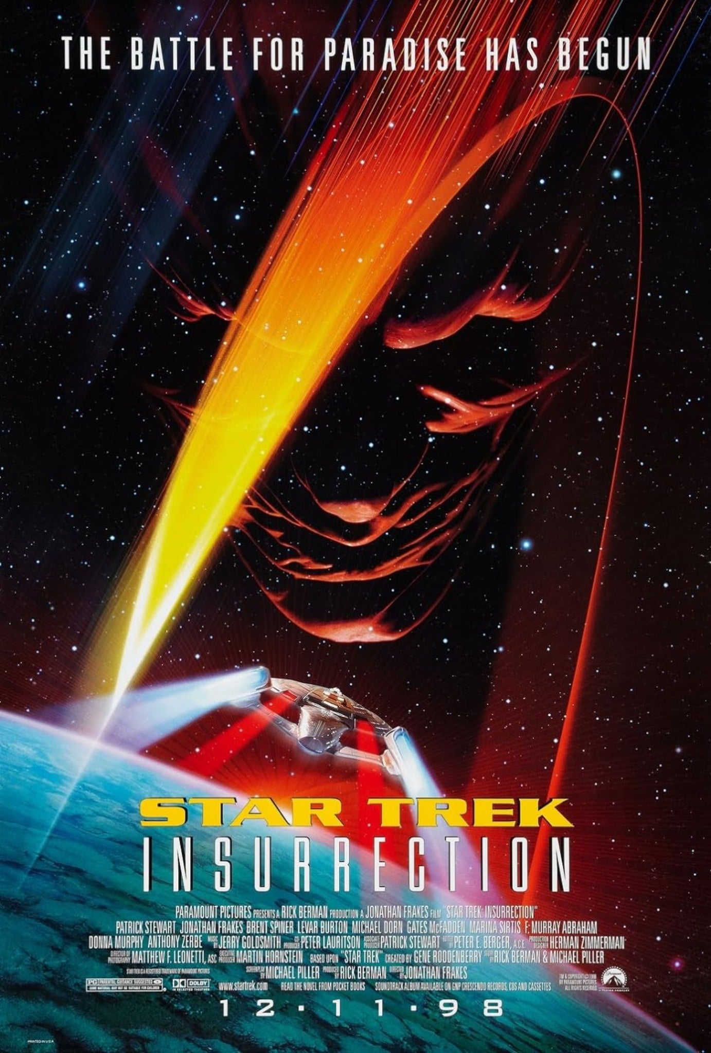 Star Trek: Insurrection 1998 | Sci-fi | Action | 1h 43m | 74% liked this film Google users | 1080p MP4 | Digital Download