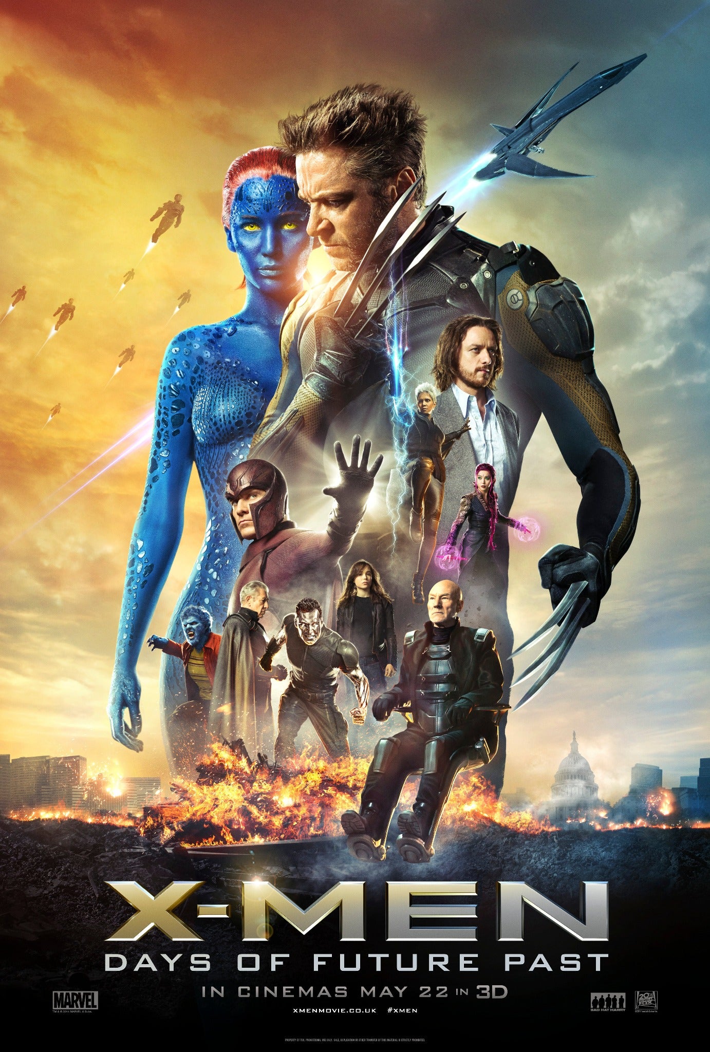 X-Men: Days of Future Past 2014 | Action/Sci-fi |  2h 31m | MP4