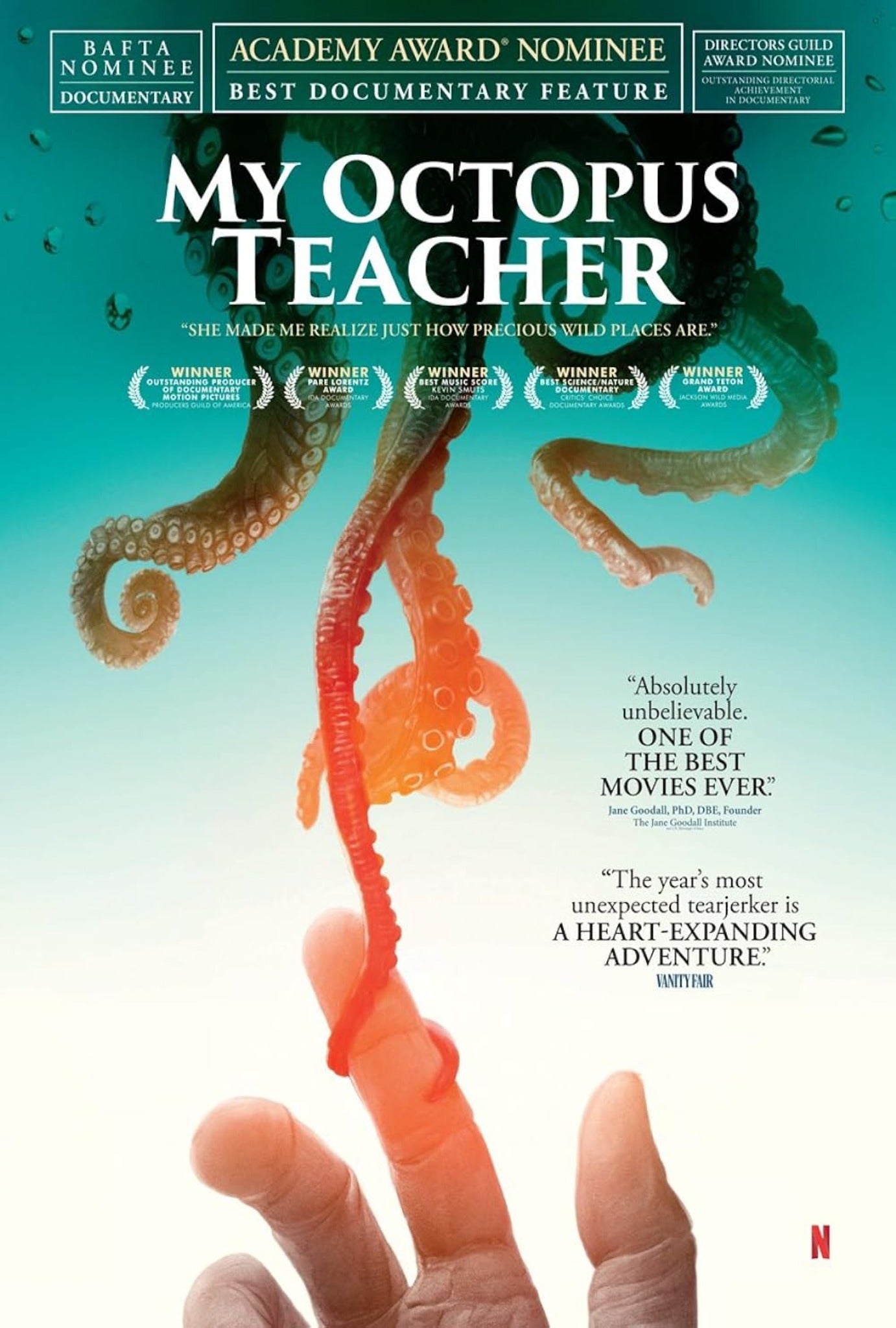 My Octopus Teacher 2020 | Documentary/Thriller | 1h 30m