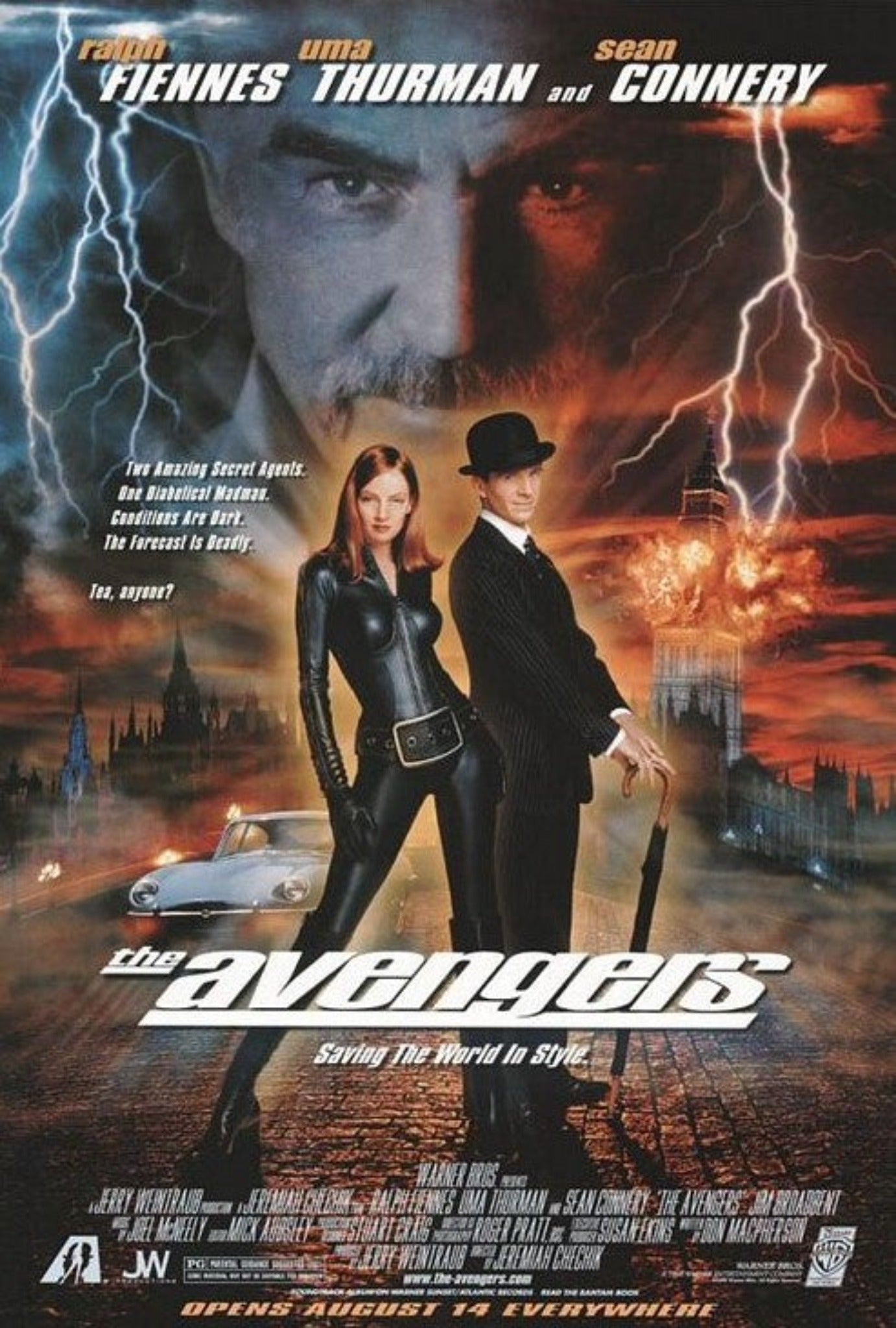 The Avengers 1998 | Action | Sci-fi |  1h 29m | 39% liked this film Google users | 1080p MP4 | Digital Download