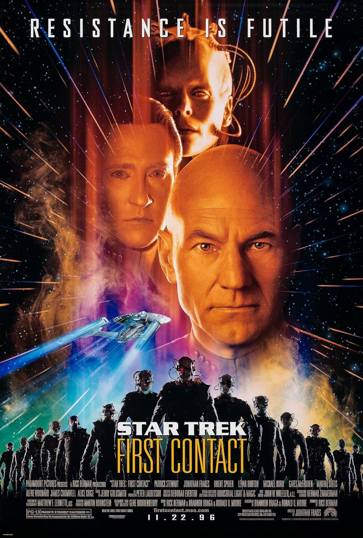 Star Trek  First Contact 1996 | Sci-fi | Action | 1h 51m | 92% liked this film Google users | 1080p MP4 | Digital Download