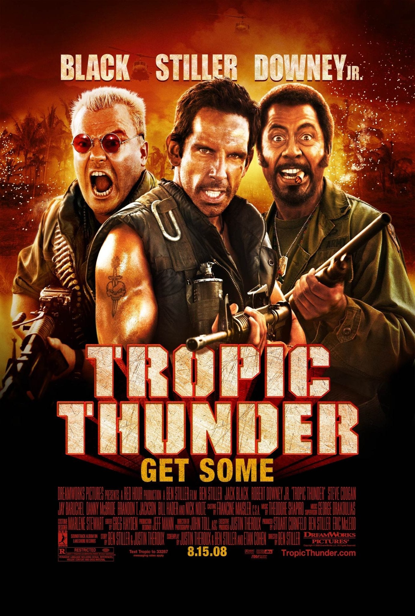 Tropic Thunder 2008 ‧ Comedy/War ‧ 1h 47m