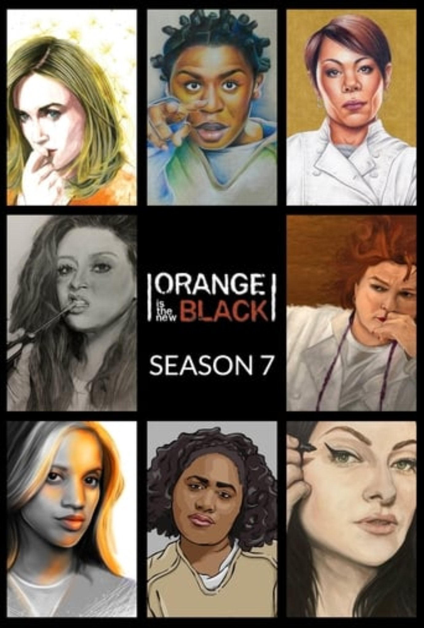 Orange Is the New Black Season 7 Complete Pack 2019 Comedy - Drama